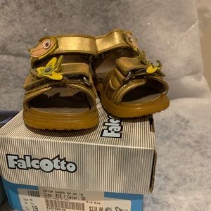 Falcotto leather baby sandals